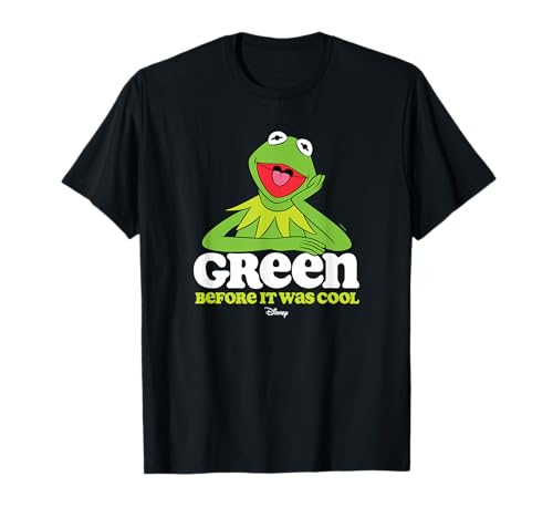 T-shirt Muppets Disney vert en coton imprimé Kermit la grenouille