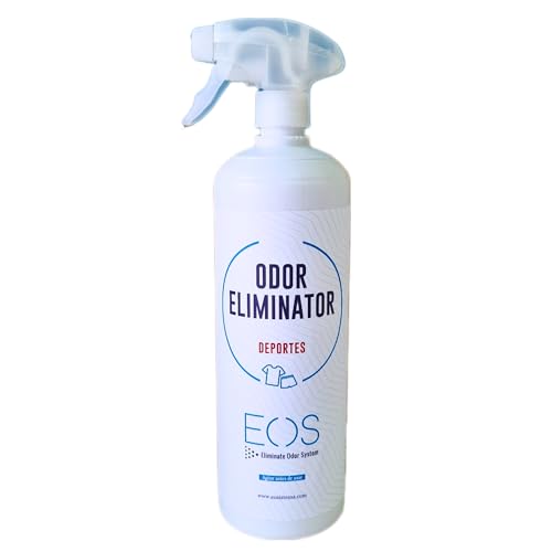 EOS Eliminador de Olores Ropa y Accesorios de Deporte 1L| Neutralizador de Olores de Sudor | Limpiador Enzimático Absorbe Olores | Alternativa Inmediata al Desinfectante Textil y Desodorante Calzado