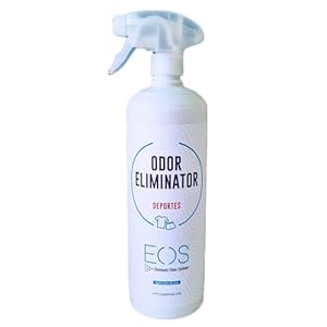 EOS – (1 litro) Eliminador de olores deportivos especializado en ropa y calzado. Neutralizador de olores producidos por la actividad física. Elimina el olor a sudor y el mal olor en la ropa.