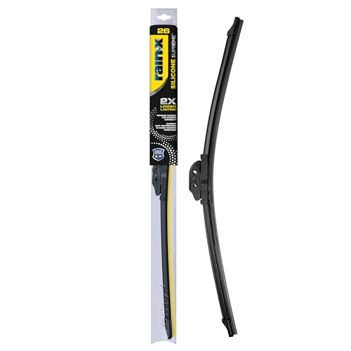 Image of RainX Silicone Supreme Windshield Wiper Blade 26 inch - Heavy Duty Silicone Squeegee, Extreme Weather Resistance & All-Season Performance, Streak-Free Beam Technology, Quick Install (Pack of 1)