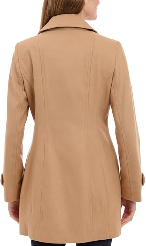 Image of Anne Klein Women's Classic Double Breasted Wool Coat