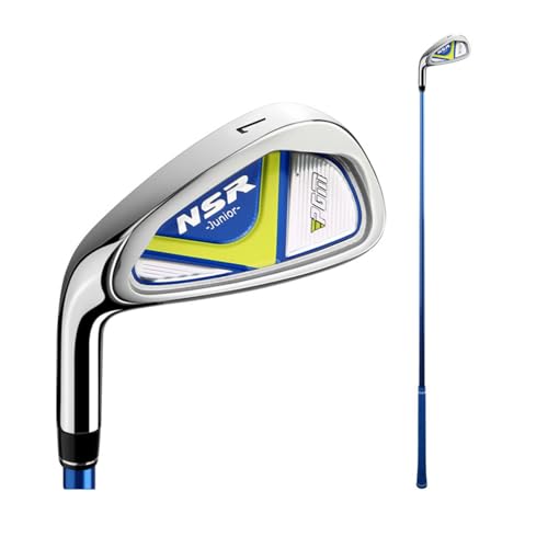 Golf Club a Mano Sinistra Set per Bambini Ragazzi Ragazze 7# 9# Ferro Leggero Grafite Albero Grafite Attrezzatura di Allenamento per Principianti con Ball Tee Outdoor Youth Sports Practice Gear