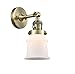 Innovations 203SW-AB-G181S Small Canton 1 Light Sconce Part of The Franklin Restoration Collection, Antique Brass