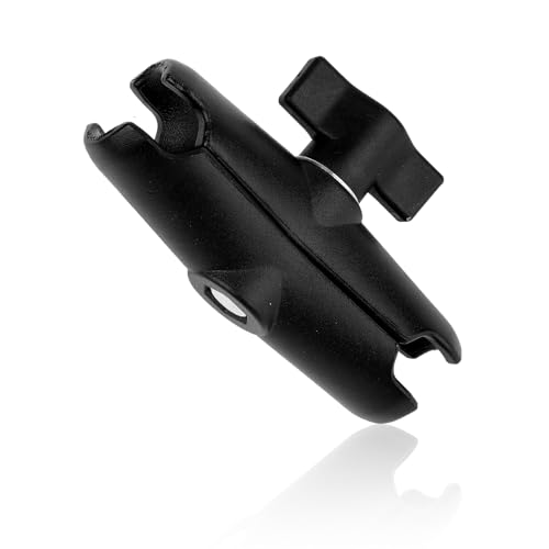 Gosknor Brazo de Doble Toma, Aleación Aluminio 9,2cm para Soporte Teléfono RAM Bicicleta Camión Brazos Montaje RAM para Componentes Bola 1