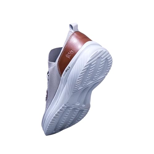 Image of Neeman's Ease Walk Snug Sneakers for Men | Breathable Knit, Stretchable Fit & Cushioned Comfort for Everyday Walking