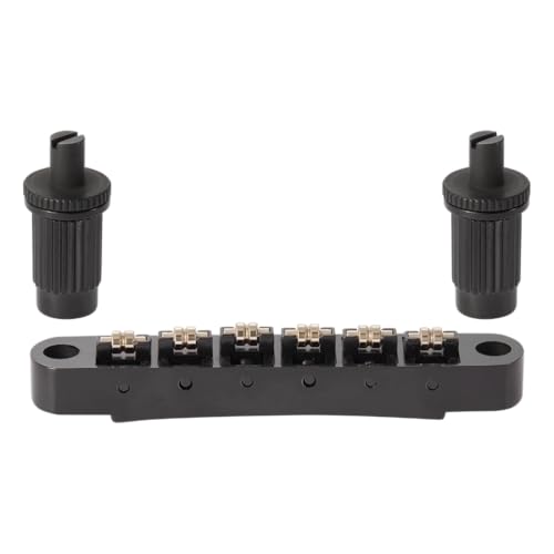 Chevalet Tune-O-Matic KAISH contre les vibrations parasites sur Les Paul et SG noir