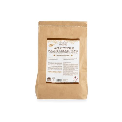 Officina Naturae Detergente para lavavajillas ecológico y concentrado en polvo orgánico sostenible vegano 2 kg