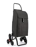 Carro Rolser Jolie Tweed 6 Ruedas Sube Escaleras - Negro