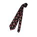 Red Cherry Black Ties For Men Novelty Funny Neckties Classic Fashion Men's Tie For Wedding Party Business Casual Gifts