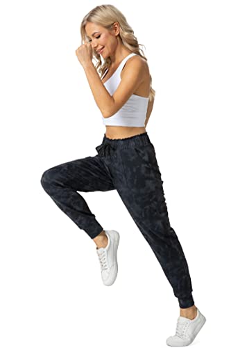 Image of Haowind Joggers for Women with Pockets Elastic Waist Workout Sport Gym Pants Comfy Lounge Yoga Running Pants