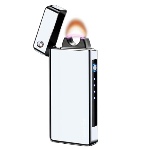 Encendedor eléctrico recargable GADATOP plasma plata