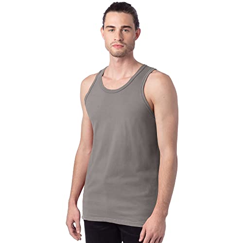 Image of Hanes Men's Originals Garment Dyed Tank, 100% Cotton Tanks For Men, Sleeveless Cotton Shirts