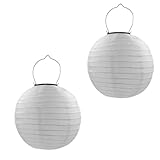 LED Lampion warmwei&szlig; | 2 St&uuml;ck 20cm | Wasserdicht