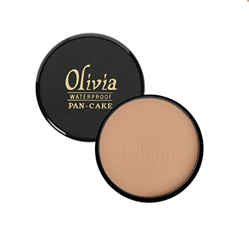 Image of Olivia Waterproof Pan Cake Natural Honey Makeup Concealer, Shade No.24 (Cream, 25 g) - Pack of 3