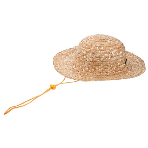 Straw Sun Hat Wide Brim Boy Sun Hat for Outdoor Activities Beach and Travel Blank DIY Design for Creative Fun UV Protection Khaki