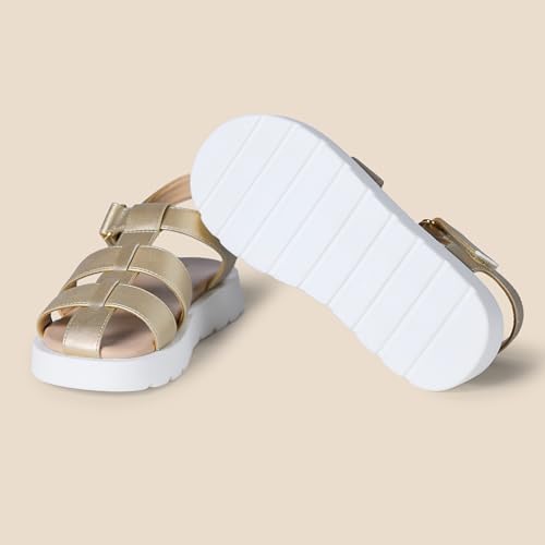 Image of Amazon Essentials Girls' Closed Toe Fisherman Sandals