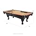 Minnesota Fats 8' Covington Billiard Table with Carved Solid-Wood Legs and Antiqued Wood Finish