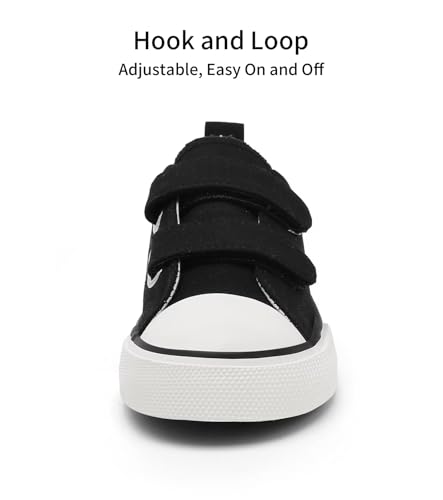 Image of Toddler Little Kid Cushioned Canvas Shoes Slip On Sneakers Soft and Durable