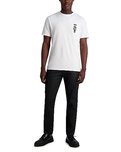 KARL LAGERFELD Men's Casual Waxed Cargo Pant