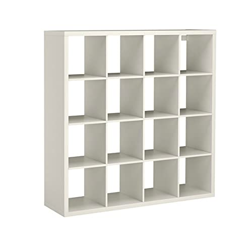 Ikea Expedit Kallax - Estantería de almacenamiento, color blanco, mueble con 16 unidades en forma...