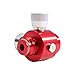 ZCTCL New Paintball Inner Thread,CO2 Cylinder Tank,On/Off Valve with 1500Psi Gauge,G1/2-14 (red)