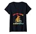 Womens Off to Cause A Kerfuffle Vintage Design V-Neck T-Shirt