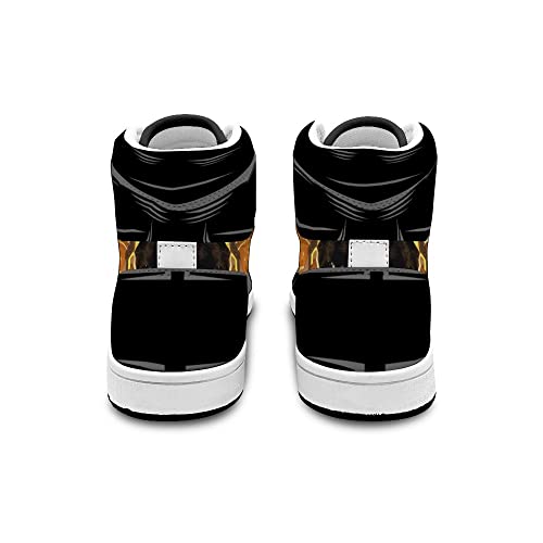 Chaussures de basket-ball avec motif animé personnalisé idéales pour le terrain et le streetwear