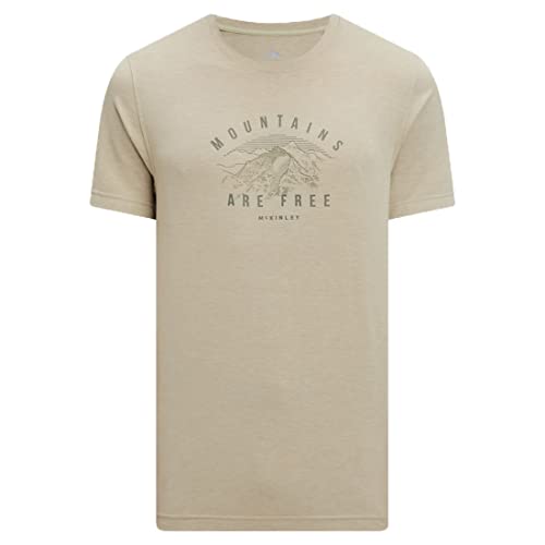 McKinley T-Shirt Rogin M anti-transpiration marron pour éviter le froid