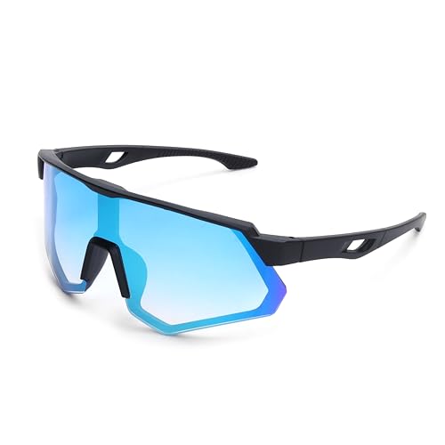 Image of Dervin UV Protected Non-Polarized Sports Sunglasses for Men & Women Driving Cycling Fishing Cricket Sunglasses