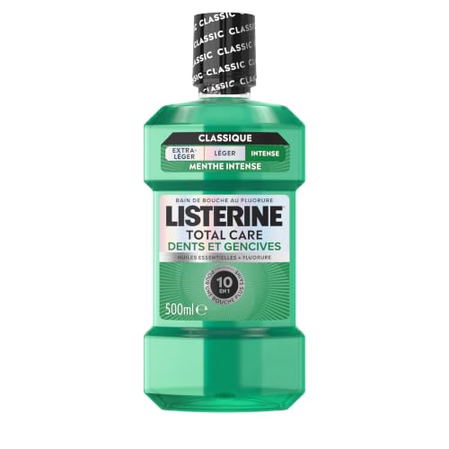 Listerine Bain de Bouche Total Care Dents et Gencives Goût Intense 500 ml
