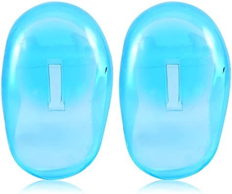 2PCS Ear Cover Shield Protector, Disposable Plastic Waterproof Ear Cover Shield, Ear Caps for Salon, Home Shower