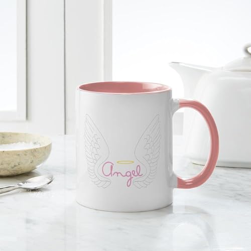 Taza de cerámica 11 oz CafePress Angel miniatura 6
