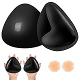 CIRLOSO Sticky Bra Push Up – Double Sided Adhesive Bras Inserts,Instant Lift Bra Pads for Enhanced Cleavage Black