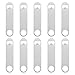 Price comparison product image TsunNee 10PCS Heavy Duty Bar Blade Bottle Openers, Stainless Steel Flat Beer Bottle Openers for Home Pub Outdoor Bartender Men DIY Gifts (Silver, 17.7 x 4cm)