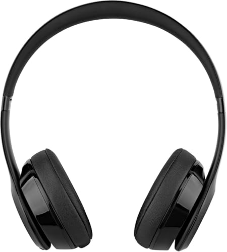 Image of beats Solo 3 Wireless On-Ear Headphones - Gloss Black (Renewed)