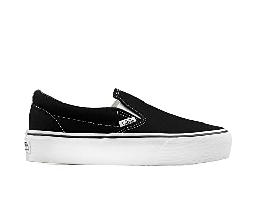 Vans Women's Low-top, Black (Black and White Checker/White Bww), 34.5 EU