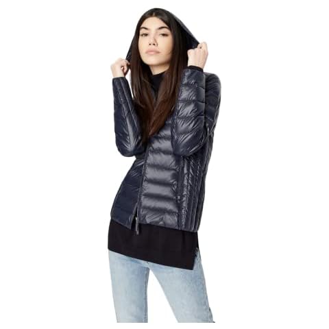 Armani Exchange Women's Lightweight Blue Jacket Cover
