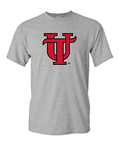 University of Tampa UT Unisex Short Sleeve T-Shirt (Sport Grey Medium) - UT Spartans Apparel