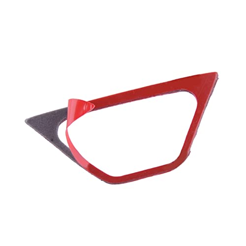 Bisel de fibra de carbono rojo: moldura interior para botón de interruptor 2016-2020 4