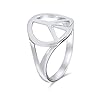 Open-Symbol-World-Peace-Sign-Ring-For-Teen-For-Women-925-Sterling-Silver-Spilt-Shank-Band Bling Jewelry Open Symbol World Peace Sign Ring For Teen For Women .925 Sterling Silver Spilt Shank Band