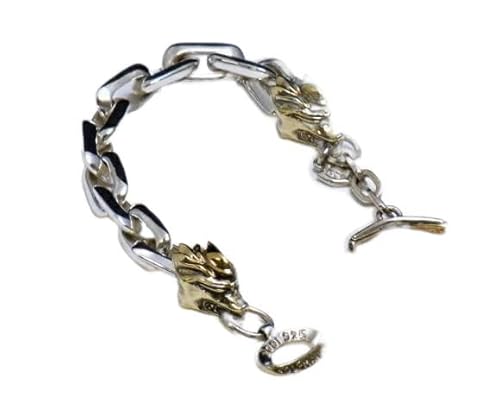 WOLFMAN B.R.S ウルフマンBRS ウォーウルフ ソリッド チェーン ブレスレット ゴールド