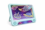 Magic LED Drawing Board for Kids, Light-Up Tracing Pad with 3 Double-Sided Cards & 4 Washable Markers, Glow Doodle Arts & Crafts Toy for Ages 3+