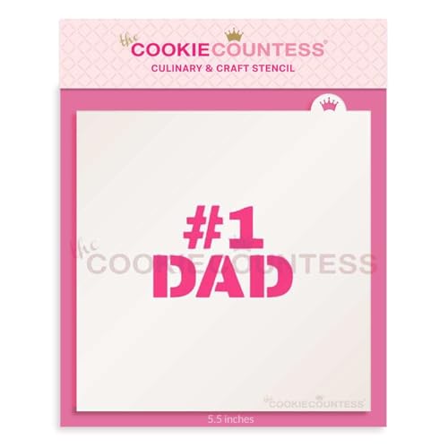 Number One Dad Stencil
