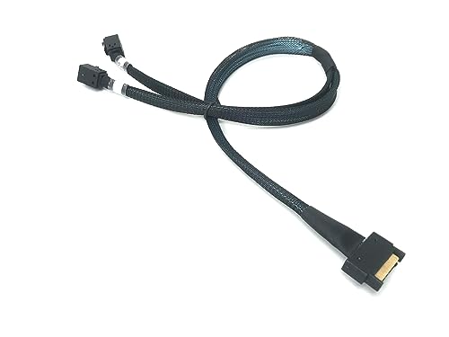 Cable Micro SATA MCIO x8 74 Pin a 2x SFF-8643 75 cm miniatura 3