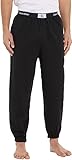 Calvin Klein Herren Jogginghose Sweatpants Lang, Schwarz (Black), L