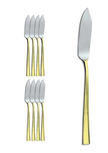 8 coltelli da pesce, della serie Monterey real gold di Picard & Wielpütz