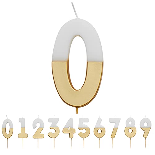 Talking Tables Decorazione per Torta con Numero 0
