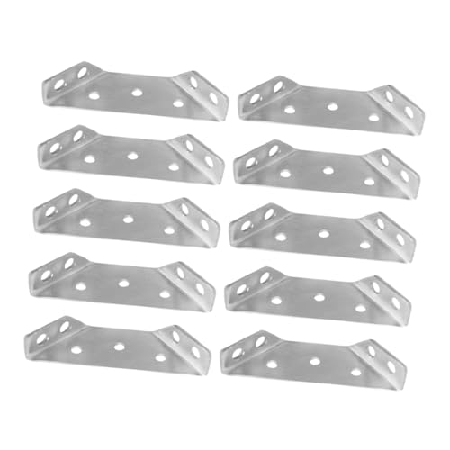 Lot de équerres pour meubles Uonlytech fixations angle multifonctionnels durables - 8