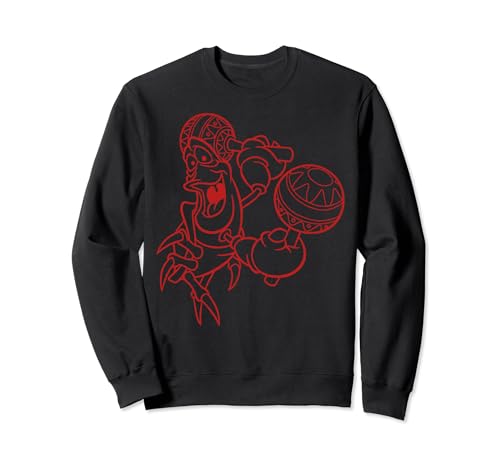 Sweatshirt Disney Sébastien avec design graphique original à contours contrastés