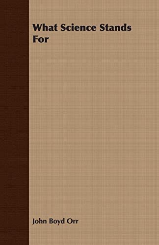 What Science Stands For